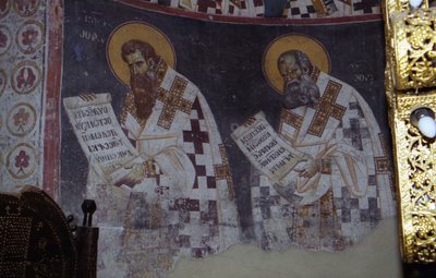 Frescos in the Church of the Theotokos by Painters Michael Ephtichius